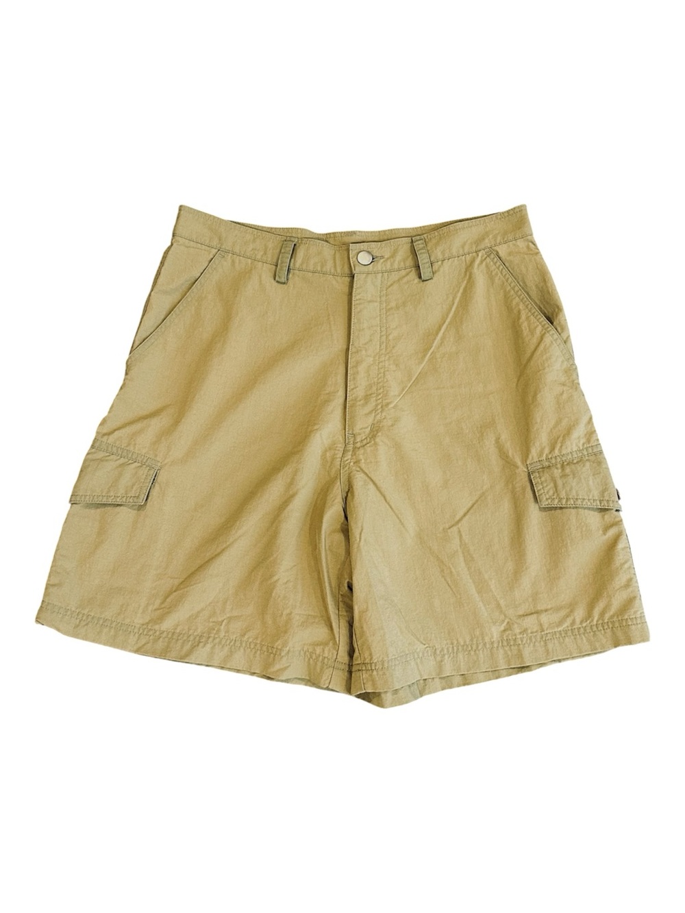 REI Women’s Khaki Cargo Hiking Shorts Size 14 Nylon Neutral Gorpcore Granola